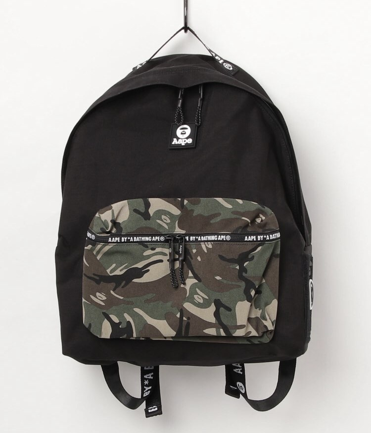 베이프(B.A.P.E) AAPE NYLON CANVAS CORDURA BAG