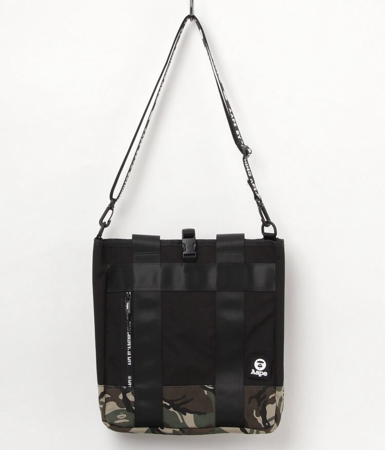 베이프(B.A.P.E) AAPE NYLON CANVAS CORDURA BAG