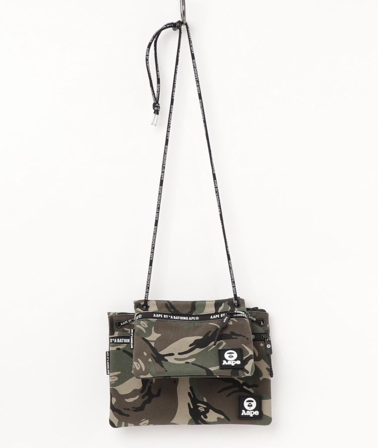 베이프(B.A.P.E) AAPE NYLON CANVAS CORDURA BAG