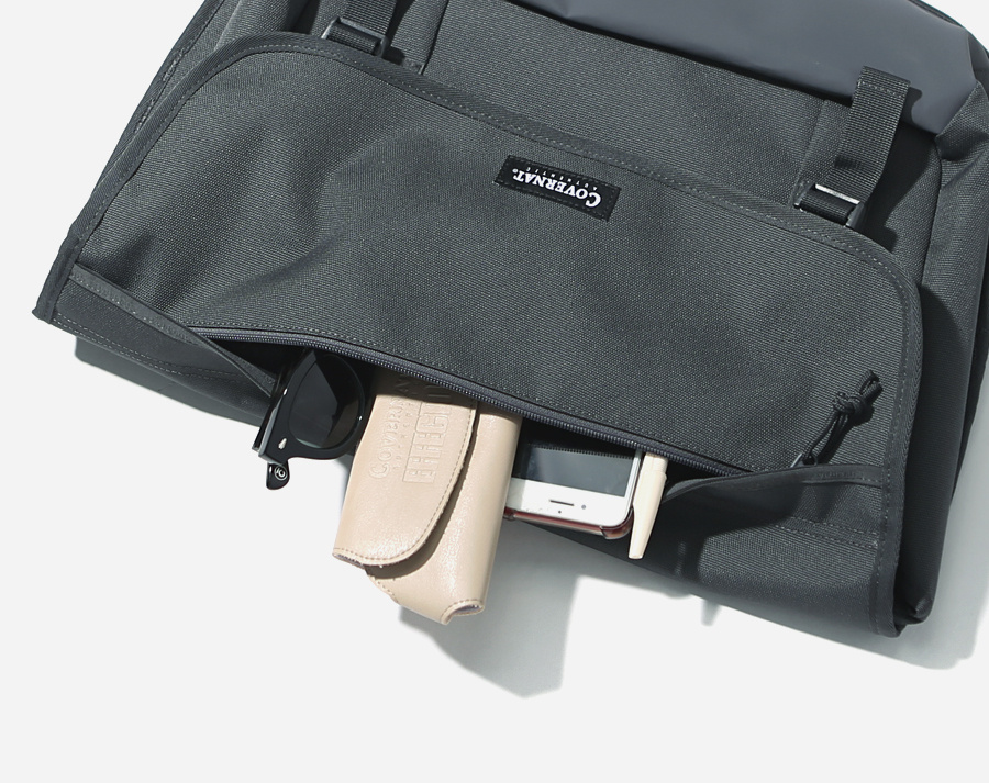 커버낫(COVERNAT) CORDURA MESSENGER BAG GRAY