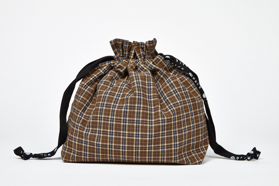 비팩(BPACK) 비포터블 - 브라운 체크