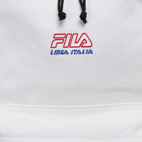 휠라(FILA) 캔버스 라운드 백팩 (FS3BPB5004XOWH)