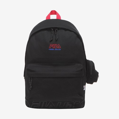 휠라(FILA) 캔버스 라운드 백팩 (FS3BPB5004XBLK)