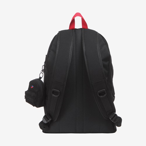 휠라(FILA) 캔버스 라운드 백팩 (FS3BPB5004XBLK)