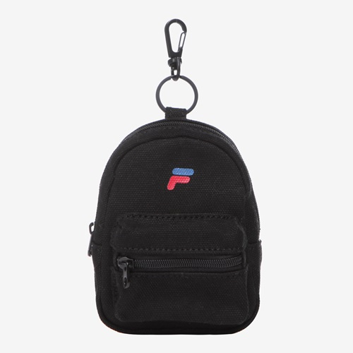 휠라(FILA) 캔버스 라운드 백팩 (FS3BPB5004XBLK)