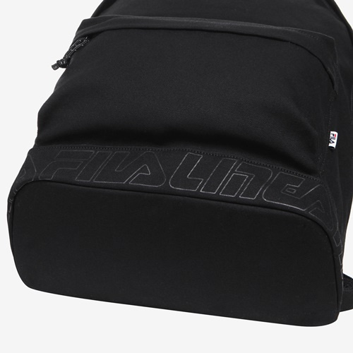 휠라(FILA) 캔버스 라운드 백팩 (FS3BPB5004XBLK)