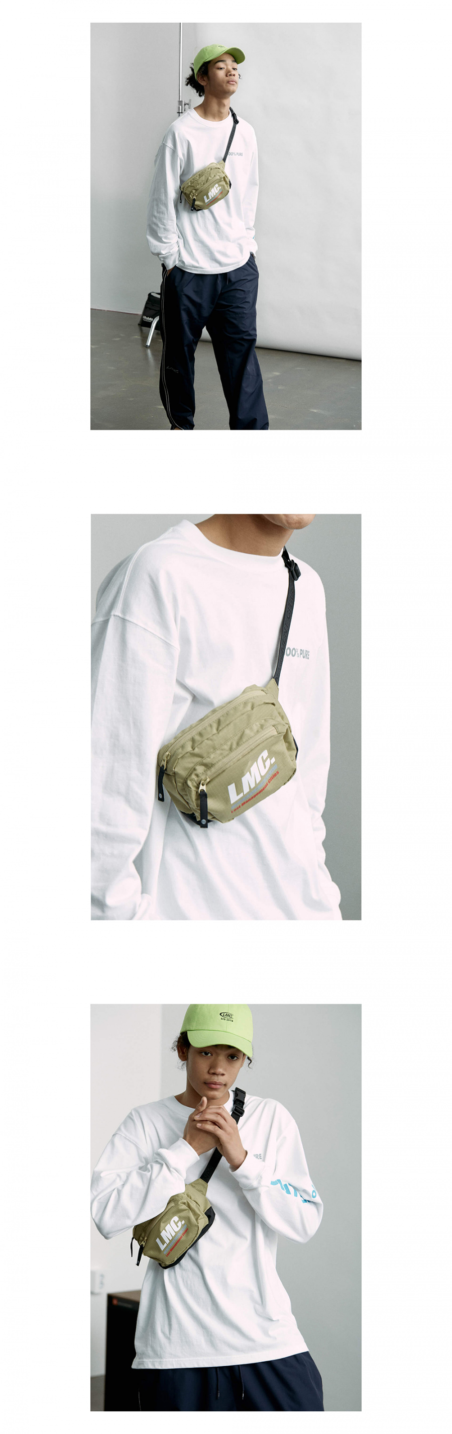 엘엠씨(LMC) LMC ACTIVE MINI HIP SACK beige