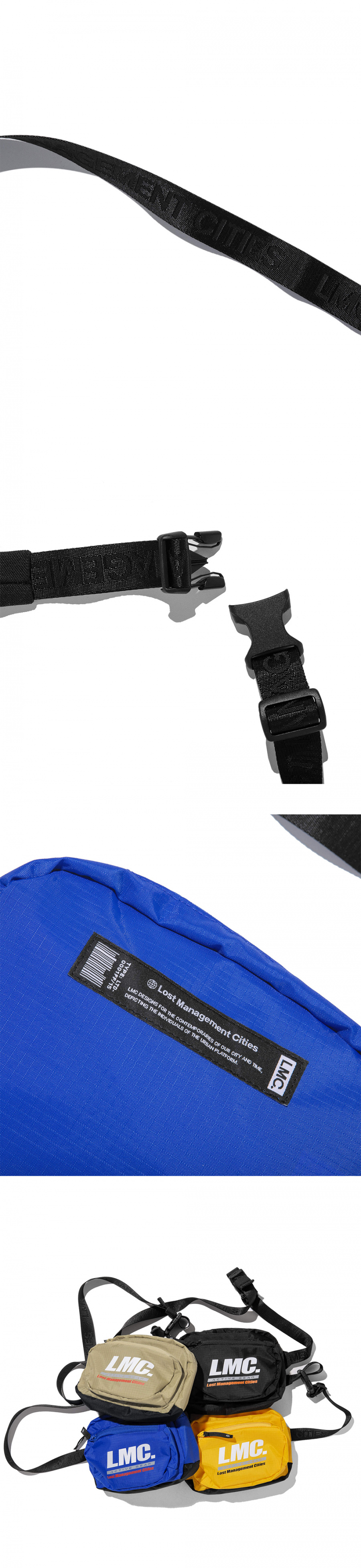 엘엠씨(LMC) LMC ACTIVE MINI HIP SACK blue