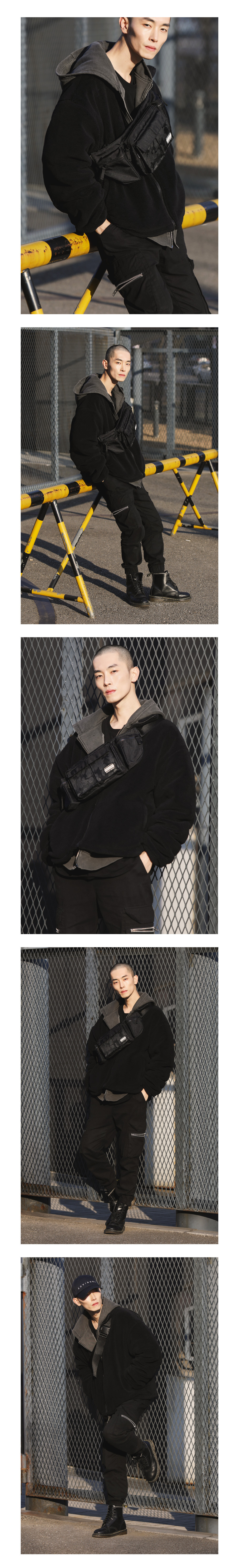 어드바이저리(ADVISORY) Multi Pocket Waist Bag - Camouflage