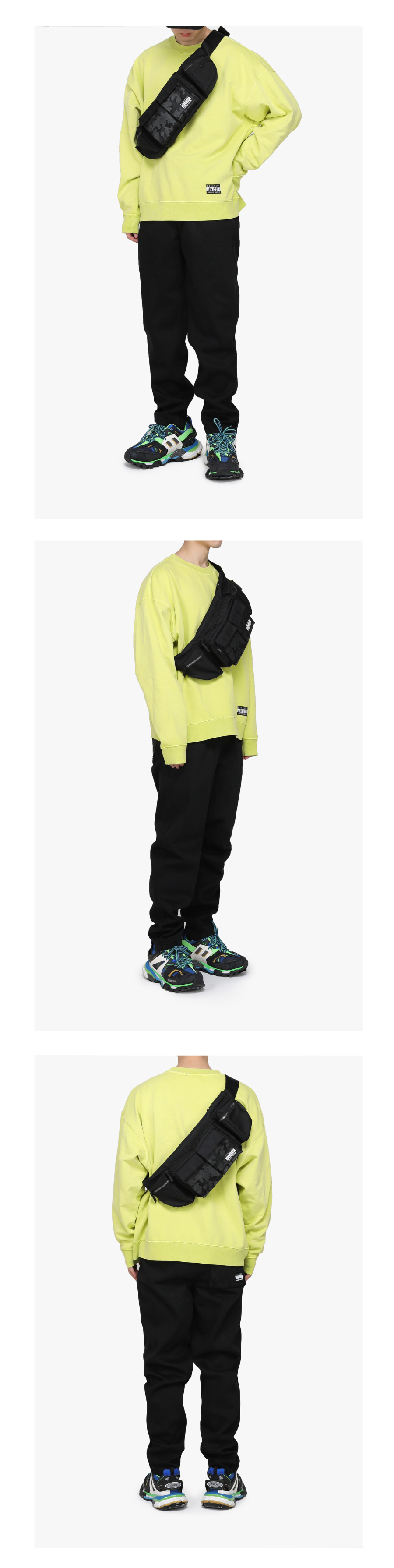 어드바이저리(ADVISORY) Multi Pocket Waist Bag - Camouflage