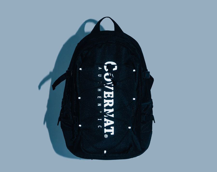 커버낫(COVERNAT) CORDURA AUTHENTIC LOGO RUCK SACK BLACK