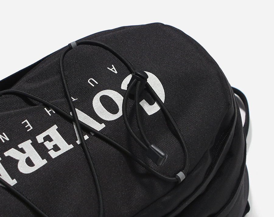 커버낫(COVERNAT) CORDURA AUTHENTIC LOGO RUCK SACK BLACK