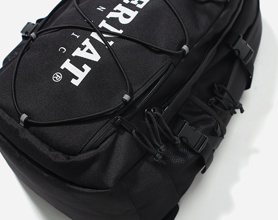 커버낫(COVERNAT) CORDURA AUTHENTIC LOGO RUCK SACK BLACK