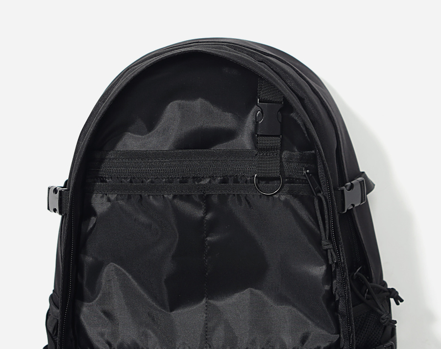 커버낫(COVERNAT) CORDURA AUTHENTIC LOGO RUCK SACK BLACK