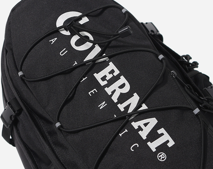 커버낫(COVERNAT) CORDURA AUTHENTIC LOGO RUCK SACK BLACK
