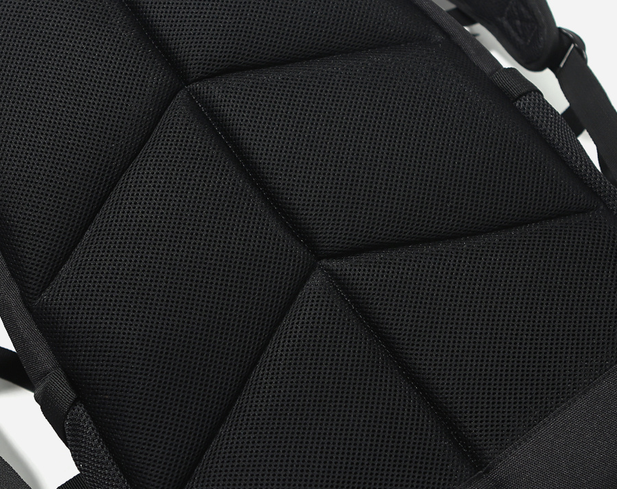 커버낫(COVERNAT) CORDURA AUTHENTIC LOGO RUCK SACK BLACK