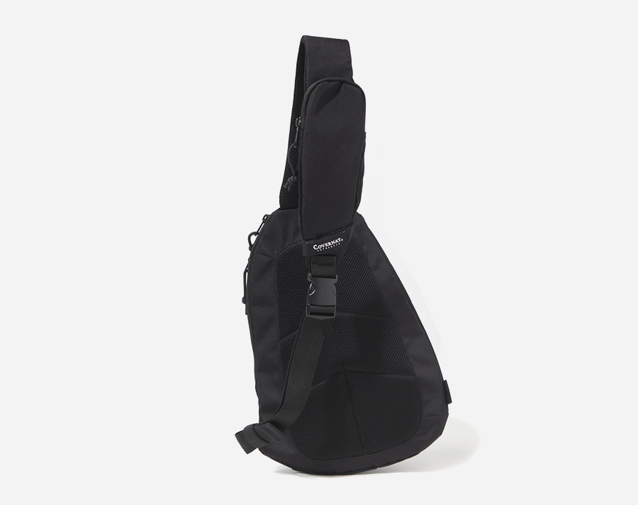 커버낫(COVERNAT) CORDURA AUTHENTIC LOGO SLING BAG BLACK