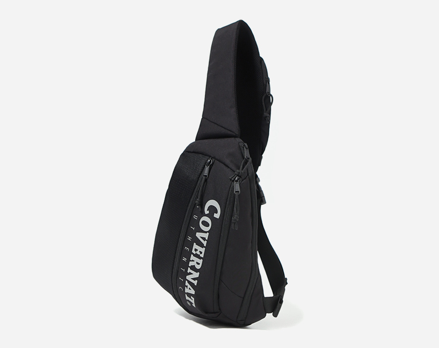 커버낫(COVERNAT) CORDURA AUTHENTIC LOGO SLING BAG BLACK
