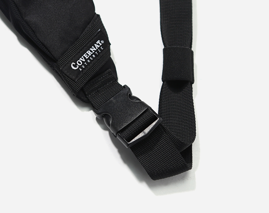 커버낫(COVERNAT) CORDURA AUTHENTIC LOGO SLING BAG BLACK