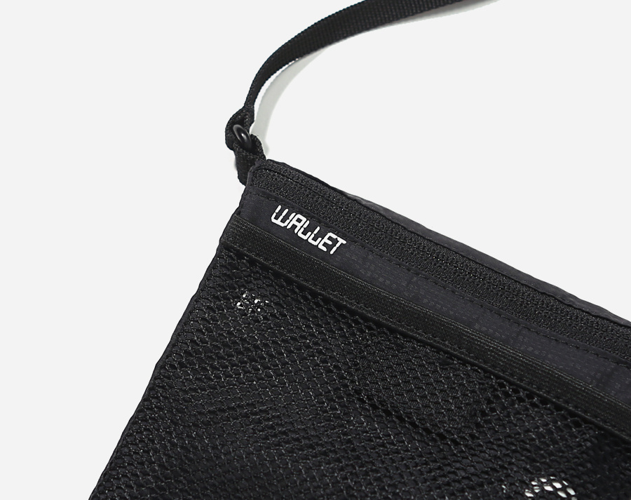 커버낫(COVERNAT) AUTHENTIC LOGO 2WAY SACOCHE BAG BLACK