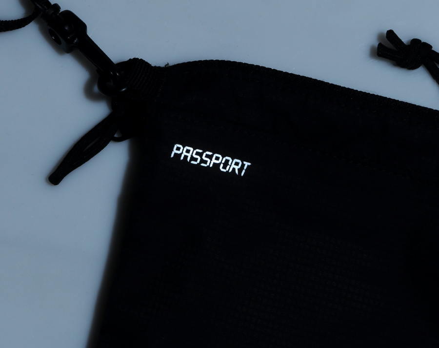 커버낫(COVERNAT) AUTHENTIC LOGO 2WAY SACOCHE BAG BLACK