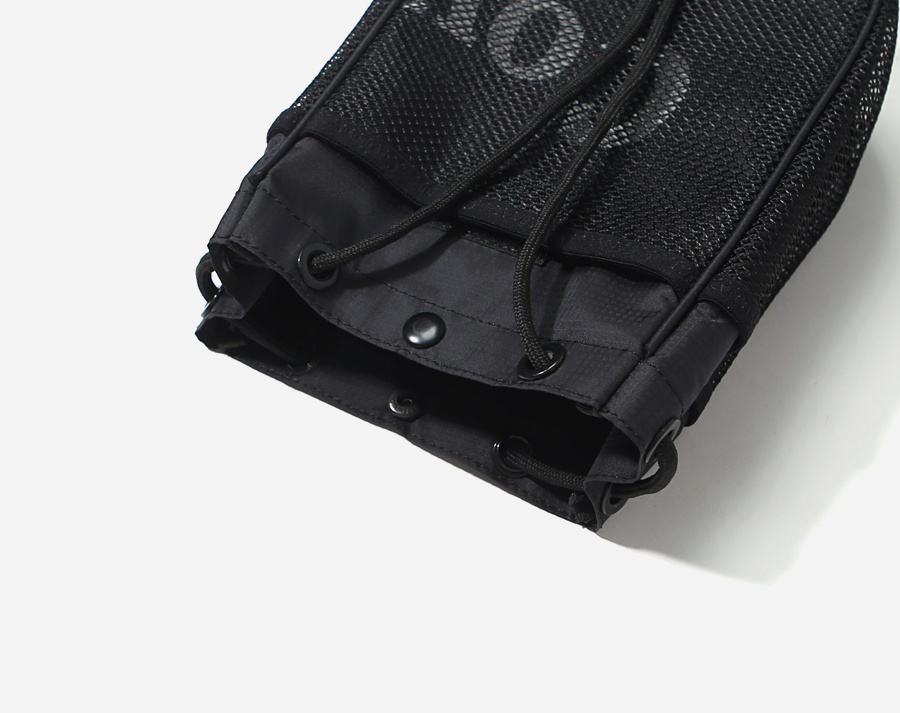 커버낫(COVERNAT) AUTHENTIC LOGO POUCH BAG BLACK