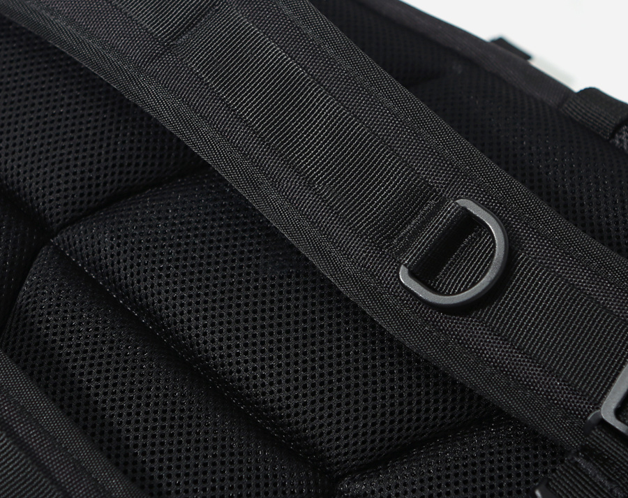커버낫(COVERNAT) CORDURA AUTHENTIC LOGO RUCK SACK BLACK