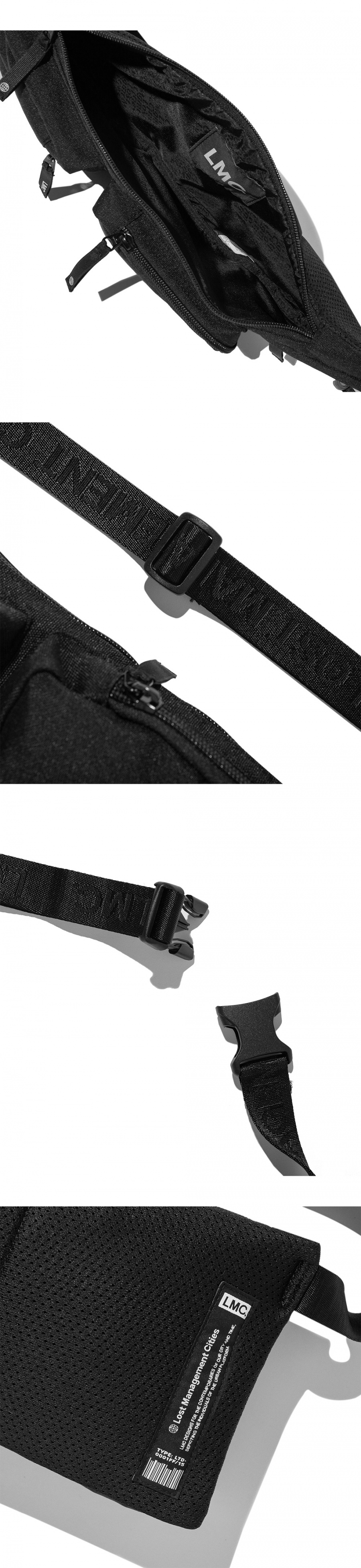 엘엠씨(LMC) LMC MILANO SLING BAG black