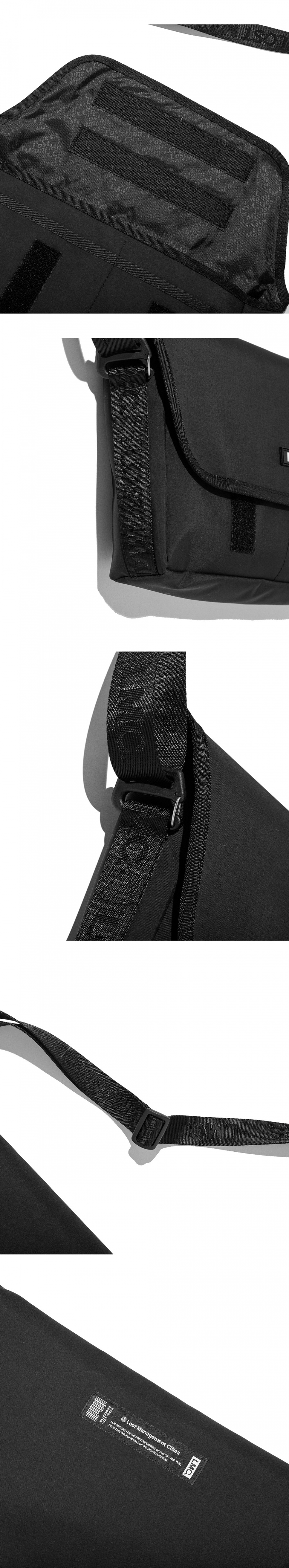 엘엠씨(LMC) LMC 3 LAYER MESSENGER BAG black