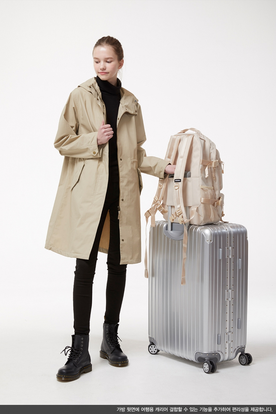 네이키드니스(NEIKIDNIS) COMPACT DAYPACK / LIGHT BEIGE