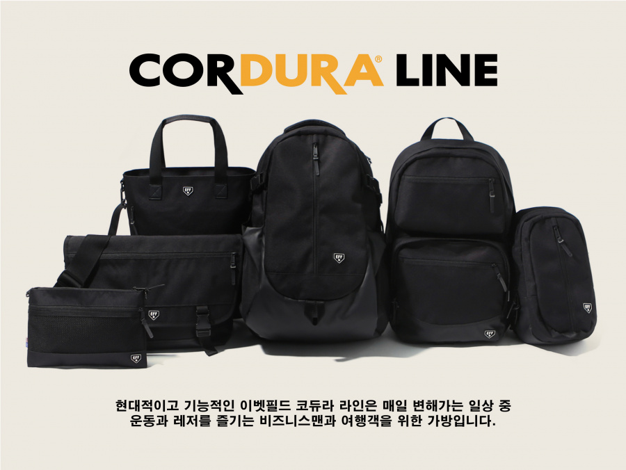 이벳필드(EBBETSFIELD) CORDURA SACOCHE BAG  BLACK