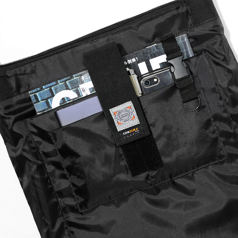 이벳필드(EBBETSFIELD) CORDURA 2WAY TOTE BAG BLACK