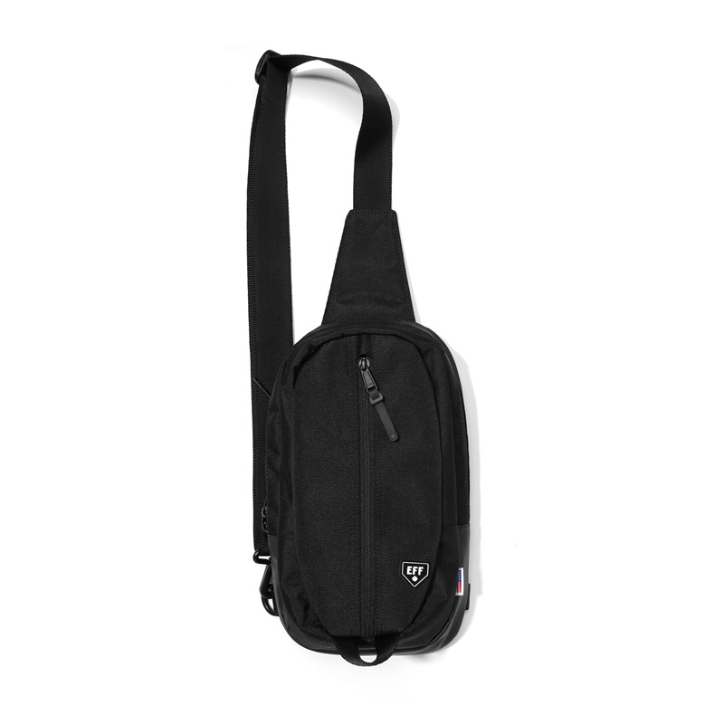이벳필드(EBBETSFIELD) CORDURA VERTICAL SLING BAG BLACK