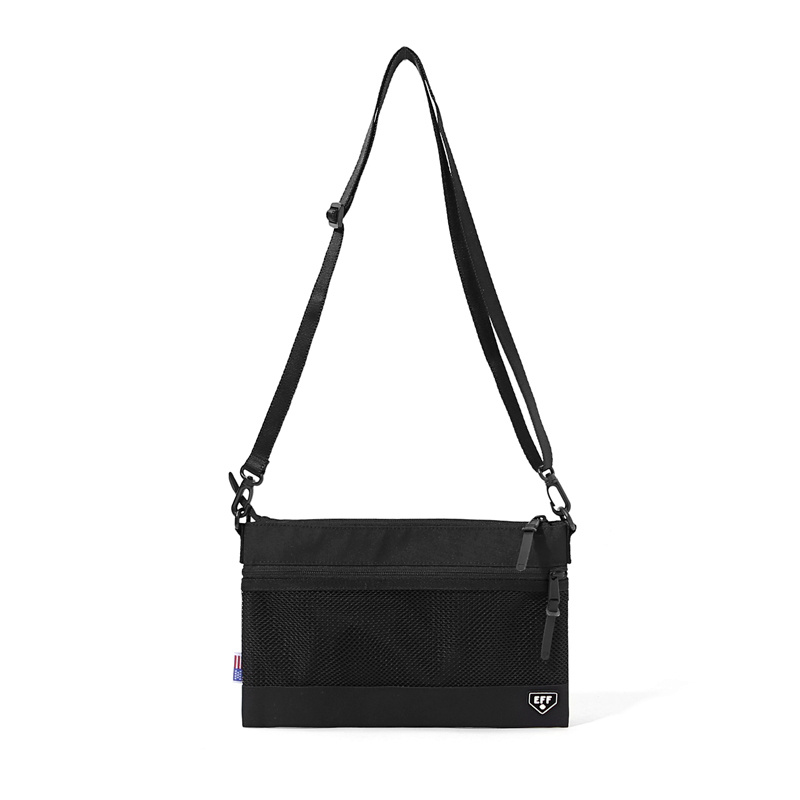 이벳필드(EBBETSFIELD) CORDURA SACOCHE BAG  BLACK