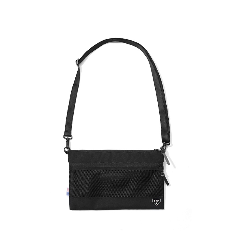 이벳필드(EBBETSFIELD) CORDURA SACOCHE BAG  BLACK