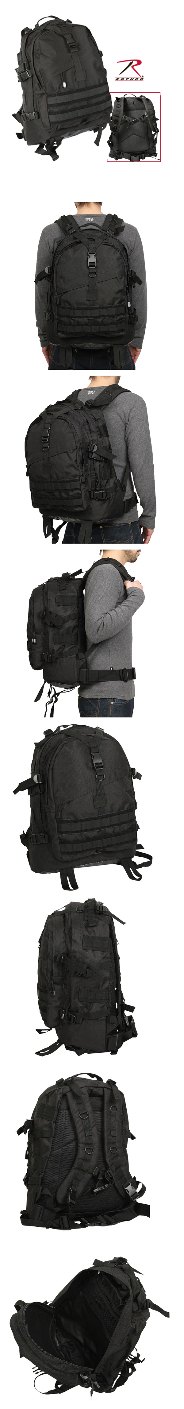 로스코(ROTHCO) LARGE TRANSPORT PACK (BLACK)