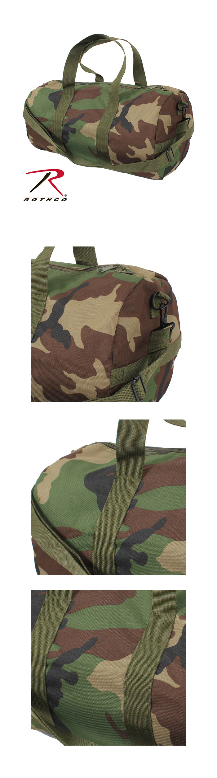 로스코(ROTHCO) 88555 WOODLAND CAMO SHOULDER BAG