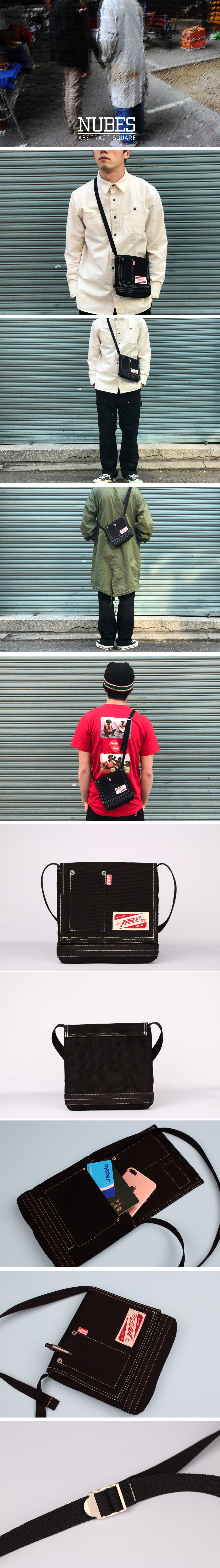 누베스(NUBES) 트리포켓 스몰 - BLACK