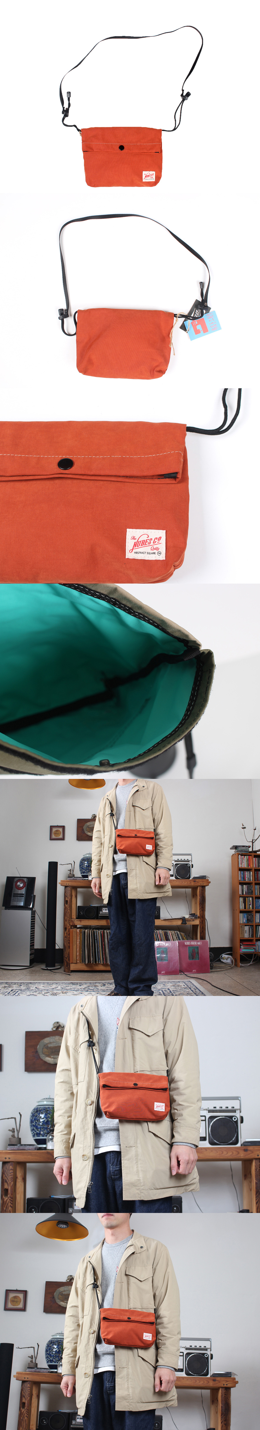 누베스(NUBES) 사코슈 크로스백 - VINTAGE ORANGE