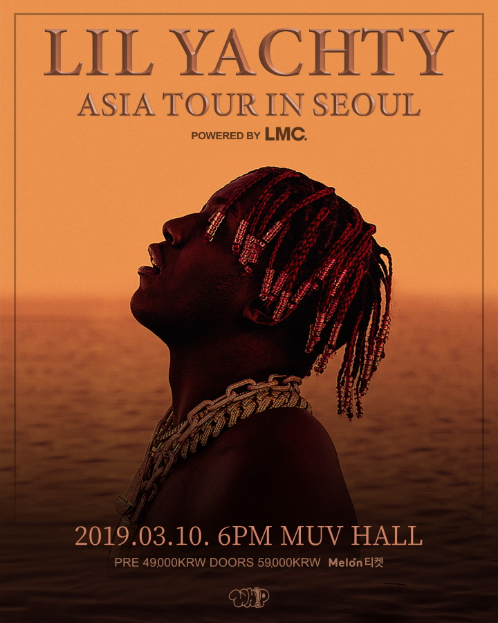 엘엠씨(LMC)와 함께하는 릴야티(LIL YACHTY) 내한 공연 엘엠씨(LMC)와 함께하는 릴야티(LIL YACHTY) 내한 공연