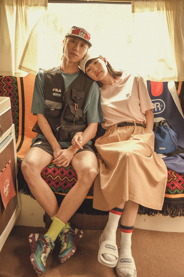 아웃도어 프로덕츠(OUTDOOR PRODUCTS), 휠라(FILA)와 협업 컬렉션 발매 예고 아웃도어 프로덕츠(OUTDOOR PRODUCTS), 휠라(FILA)와 협업 컬렉션 발매 예고