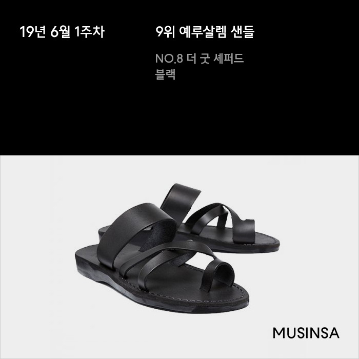 6월 1주차 샌들/슬리퍼 랭킹 : 클래식 무드의 깔끔한 디자인 샌들이 인기 6월 1주차 샌들/슬리퍼 랭킹 : 클래식 무드의 깔끔한 디자인 샌들이 인기