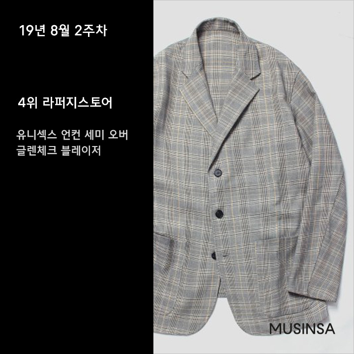 8월 2주차 블레이저 재킷 랭킹 : 가을 스타일을 완성하는 블레이저 재킷 8월 2주차 블레이저 재킷 랭킹 : 가을 스타일을 완성하는 블레이저 재킷