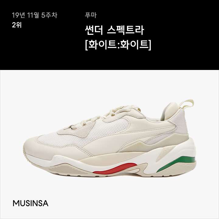 11월 5주차 스니커 랭킹 : 레트로 물결을 타고 등장한 아디다스 영 원 11월 5주차 스니커 랭킹 : 레트로 물결을 타고 등장한 아디다스 영 원