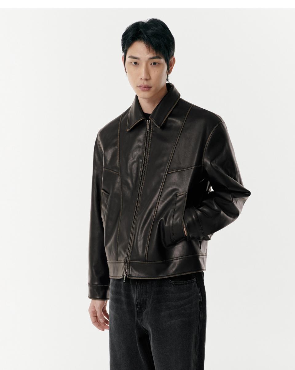 MUSINSA STANDARD レザージャケット 20250730140615715938610136889a