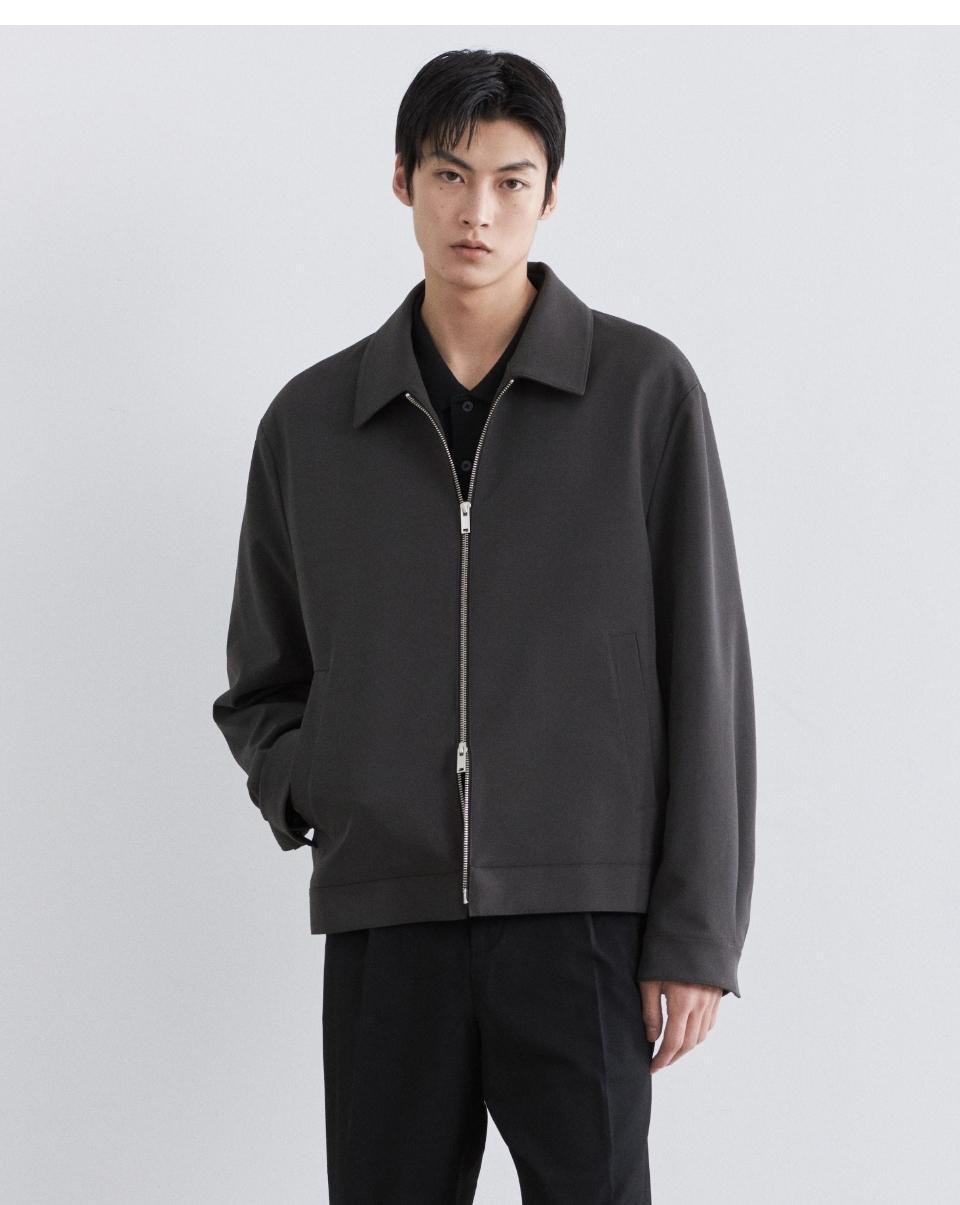MUSINSA | MUSINSA STANDARD Relaxed Minimal Jacket [Gunmetal]