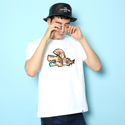 슈퍼크록(SUPERCROC) [슈퍼크록] 리얼아미 티셔츠 - 화이트 - 21,000원 | 무신사 스토어 - 셀렉트숍 무신사 스토어 - 셀렉트숍
