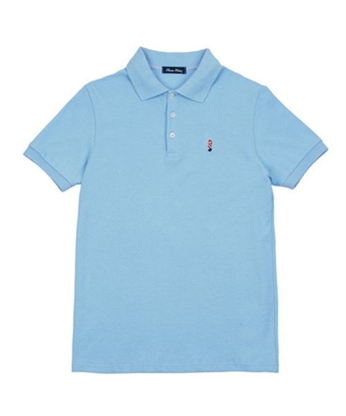땡스파더(THANKS FATHER) Polo Shirt - Sky Blue - 24,800원 | 무신사 스토어 - 셀렉트숍