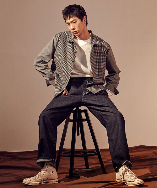 살롱드서울(SALON DE SEOUL) Man Mix Check Shirt (GREY) - 75,200원 | 무신사 스토어 - 셀렉트숍 무신사 스토어 - 셀렉트숍