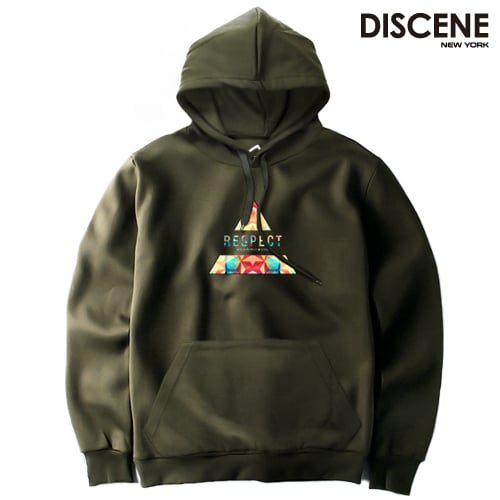 디씬(DISCENE) [3+1][DISCENE] 디씬 RESPECT 리스펙트 루즈핏 기모 후드티 KHAKI - 29,000원 | 무신사 스토어 - 셀렉트숍 무신사 스토어... 